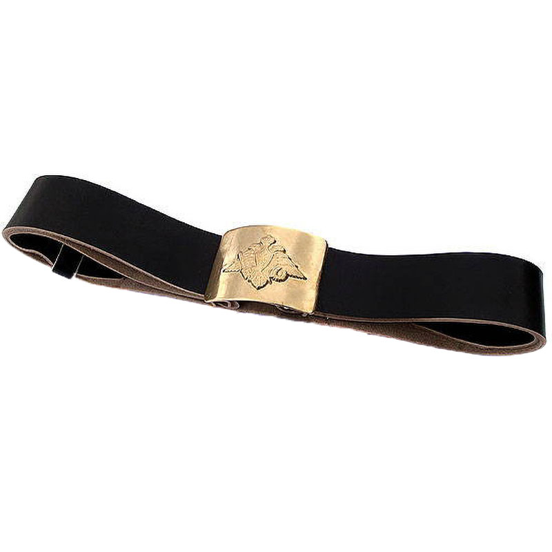 army style belt with buckle