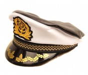 Gorra de capitán marinero ruso