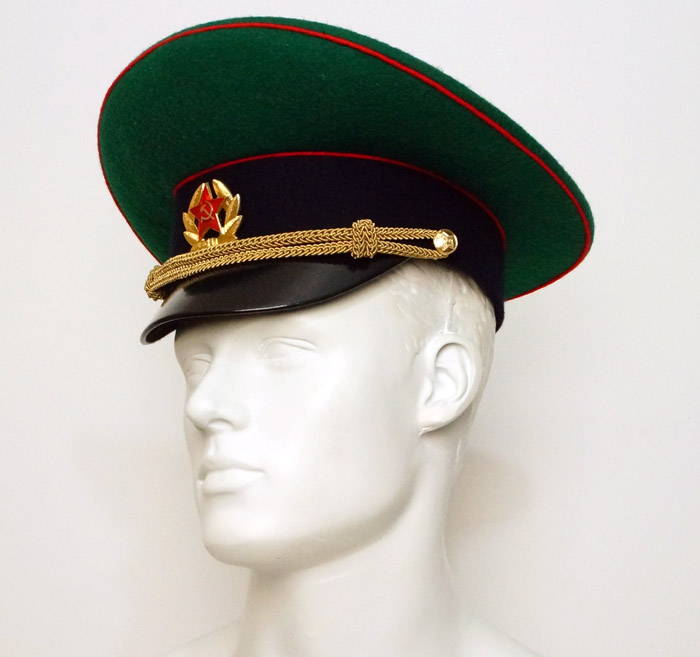 Soviet Army Border Guards Uniform Visor Hat