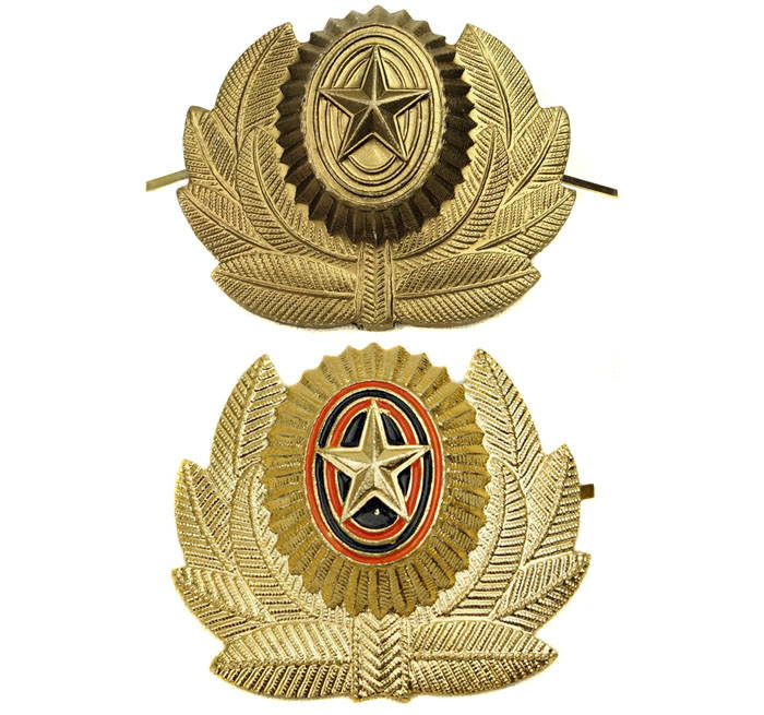 Russian Army Military Hat Uniform Badge Standard Or Dimmed (olive, Field)