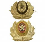Russisch Armee Militär Mütze Uniform-abzeichen Standard-oder Abgeblendet (olive, Feld)