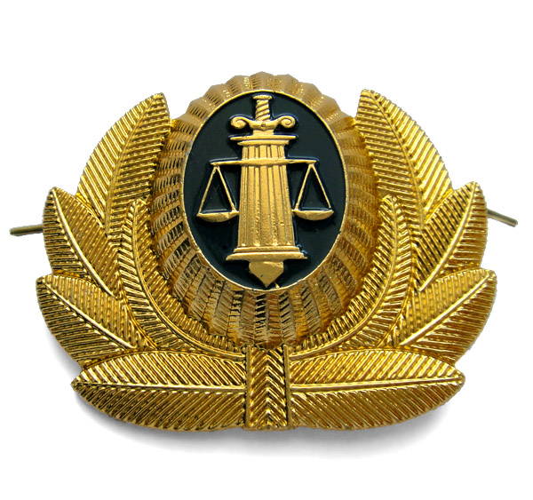 bailiff hat badge
