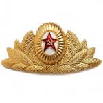 Insignia de sombrero uniforme del general del ejército soviético