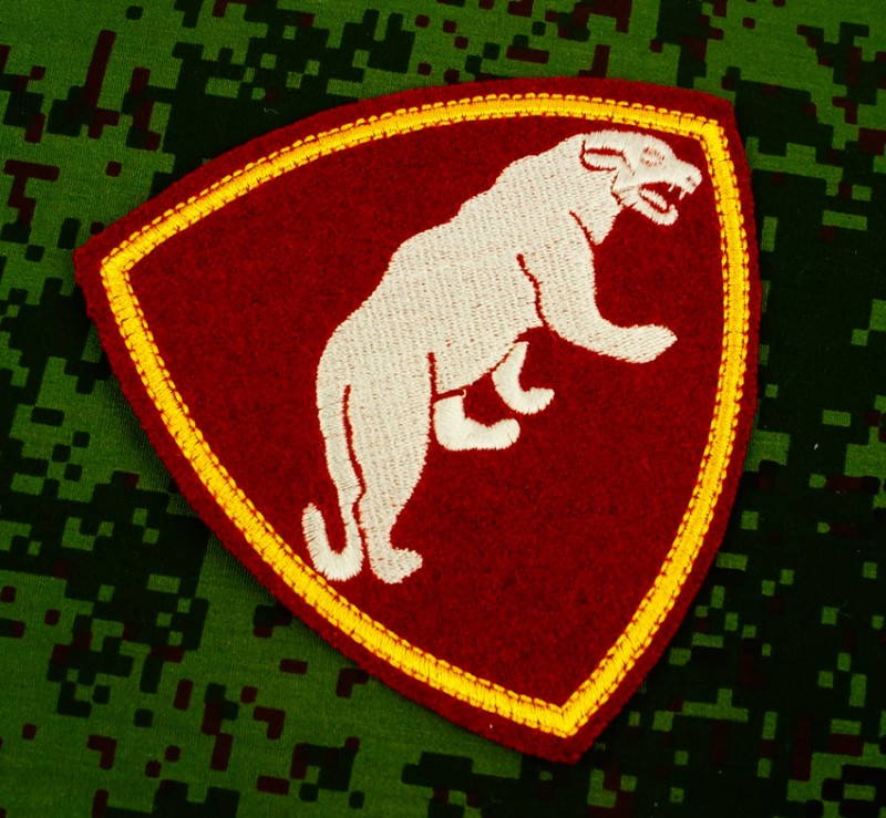 Russian Army Military Special Forces Spetsnaz Panther Patch Red