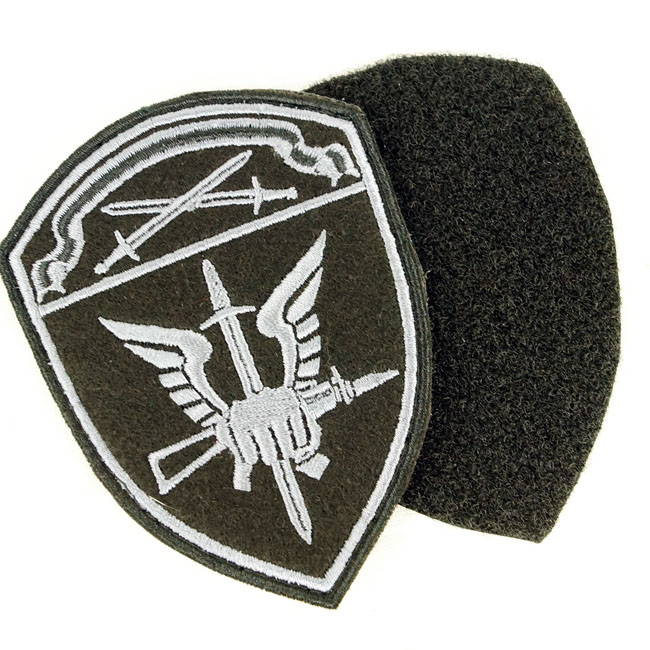 Russian Military Spetsnaz Guards Ak Fist Patch New Black Velcro