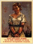Sowjetische Rote Armee Propaganda Poster