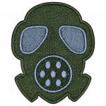 Gasmask Airsoft Spiel Sleeve Patch Gestickt Gas-maske