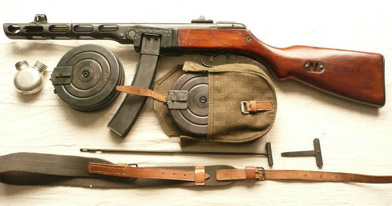 PPSH 41 Soviet Army Machine gun Drum Mags Pouch