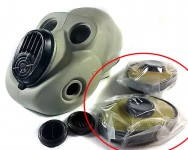 Russomilitare: Set of two new replacement filters for PBF Gas Mask Russian Soviet