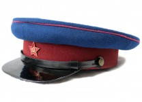 Sombrero con visera de oficial de la NKVD