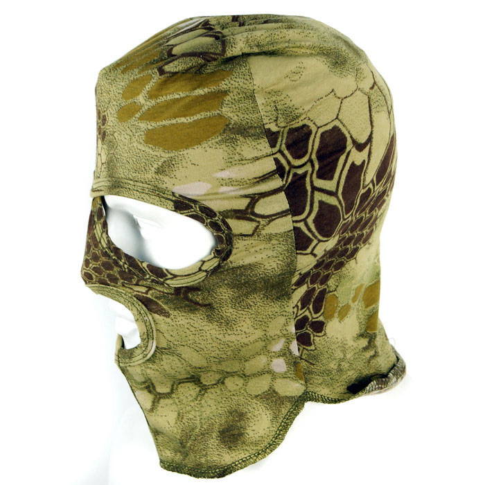 Hukommelse alkove smertefuld Military Face Mask 3 Hole Balaclava Python Camo