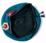 Russomilitare: Sovietica russa VDV Forze Aviotrasportate Uniforme Cappello Basco Blu con Badge