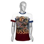 Camiseta nacional russa presente