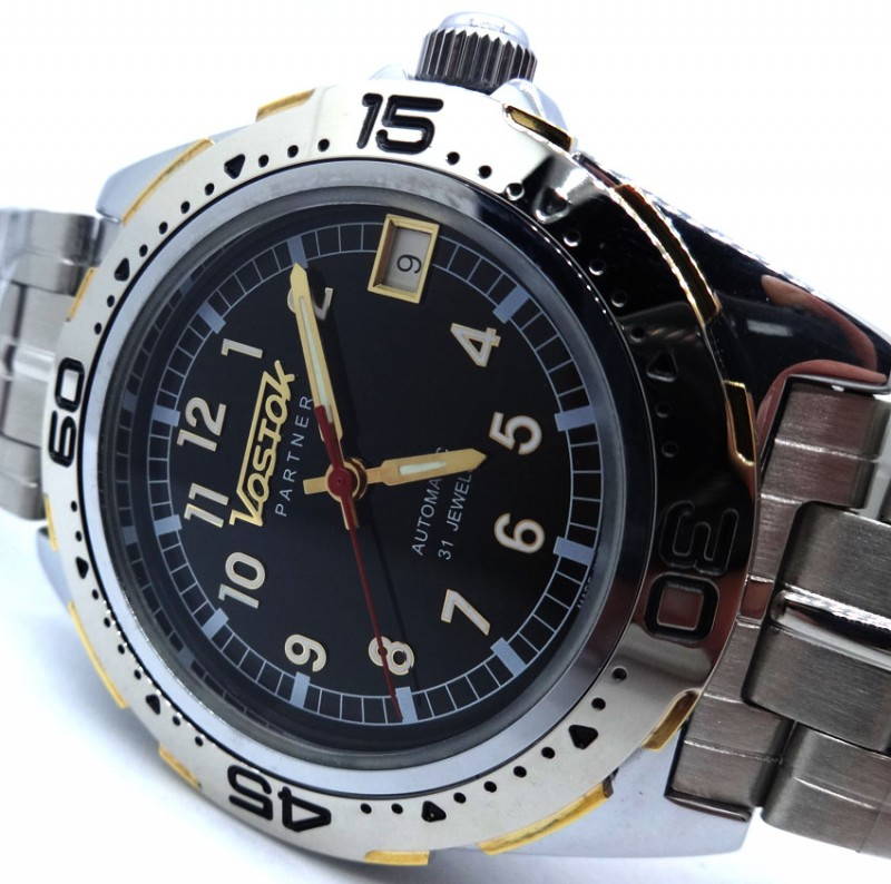 Russian Military Wrist Watch Vostok Partner Automatic Mechanical 31 Jewels #4
